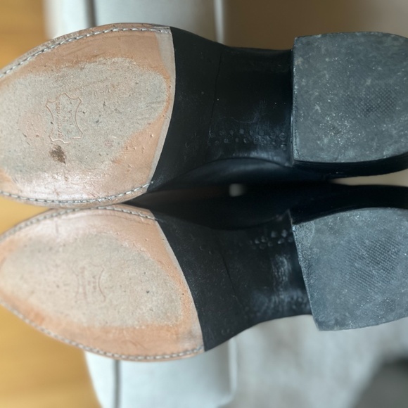 Lucchese Handmade Classics black (goat or calfskin glove) cowboy boots - Picture 5 of 9